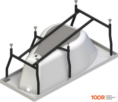 Ванна Radomir МИРАНДА ТЕРАПИЯ 168Х95 2-81-2-2-0-209 (С ГИДРОМАССАЖЕМ, ПРАВЫЙ) (19961)