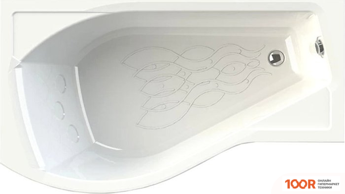 Ванна Radomir МИРАНДА РЕЛАКС 2-80-2-1-0-209 (С ГИДРОМАССАЖЕМ, ЛЕВЫЙ) (19956)