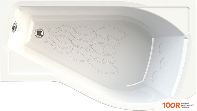 Ванна Radomir МИРАНДА ЛЮКС 2-83-2-2-0-209 (С ГИДРОМАССАЖЕМ, ПРАВЫЙ) (19955)