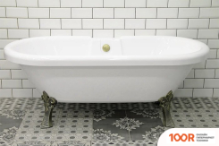 Ванна Radomir ЛЕОНЕССА 1 175X80 1-01-4-0-9-138П (ПЕРЛАМУТРОВЫЙ, НОЖКИ БРОНЗА) (19953)