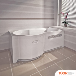 Ванна Radomir ВАЛЕНСИЯ 170X95L 1-01-3-1-9-021К (СИФОН ЗОЛОТО) (19848)