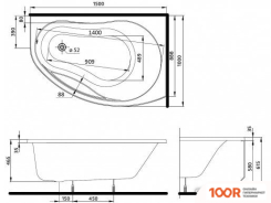 Ванна Kolo PROMISE 150X100 R XWA3050000 (19771)