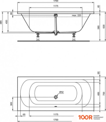 Ванна Ideal Standard HOT LINE 170X75 K274901 (19639)