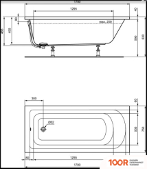 Ванна Ideal Standard HOT LINE 170X75 K274601 (19638)