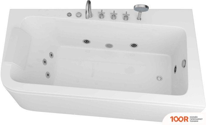 Ванна Grossman GR-17095-1R 170X95 (С КАРКАСОМ С ГИДРОМАССАЖЕМ) (19605)