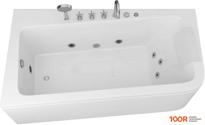 Ванна Grossman GR-17095-1L 170X95 (С КАРКАСОМ С ГИДРОМАССАЖЕМ) (19604)