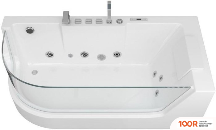 Ванна Grossman GR-17000-1R 170X80 (С КАРКАСОМ, С ГИДРОМАССАЖЕМ) (19598)