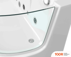 Ванна Grossman GR-17000-1L 170X80 (С КАРКАСОМ С ГИДРОМАССАЖЕМ) (19597)