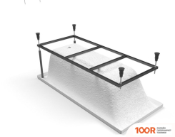 Ванна Cersanit LORENA 160X70 (С КАРКАСОМ И 2 ЭКРАНА) (19353)