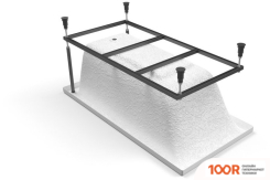 Ванна Cersanit LORENA 140X70 (С КАРКАСОМ И 2 ЭКРАНА) (19341)