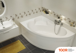 Ванна Cersanit KALIOPE 170X110 L (С НОЖКАМИ И ЭКРАНОМ) (19337)