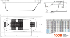 Ванна BLB UNIVERSAL 170X75 (С ОТВЕРСТИЕМ ПОД РУЧКИ) (19181)