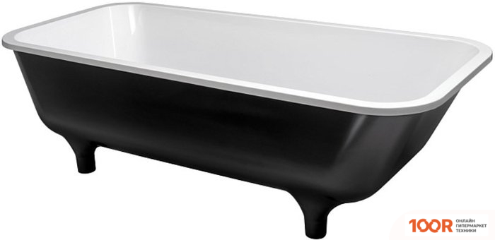 Ванна Belux САЛАМАНКА ВС-1700 (МАТОВЫЙ ЧЕРНЫЙ) (19122)