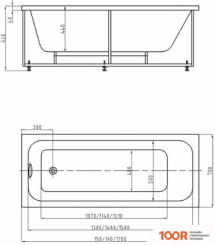 Ванна Aquatek МИЯ 175X70 (18896)