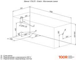 Ванна Aquanet GRACE 170X70 00312653 (18763)