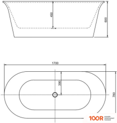 Ванна Aquanet FAMILY SMART 170X78 00260053 (18758)