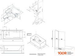 Ванна AM.PM GEM W90ASET-170D3W5 (18655)