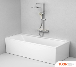 Ванна Alba Spa BARSELONA 2.0 180X80 (С ЭКРАНОМ) (18399)