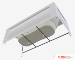 Ванна 1Марка DINAMIKA 170X80 (С КАРКАСОМ) (18188)