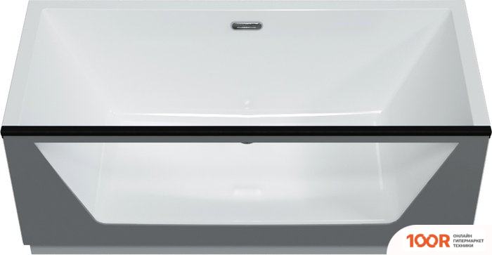 Ванна 1Марка AIMA NEO 170X75 (1 МАТОВОЕ СЕРОЕ СТЕКЛО) (18143)