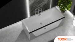 Ванна 1Марка AIMA NEO 170X75 (1 МАТОВОЕ СЕРОЕ СТЕКЛО) (18143)