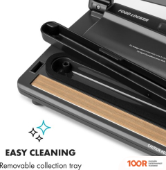 Вакуумный упаковщик Klarstein FOODLOCKER SLIM (ЧЕРНЫЙ) (18050)