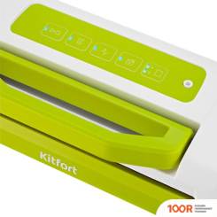 Вакуумный упаковщик Kitfort KT-1524-2 (БЕЛО-САЛАТОВЫЙ) (18015)