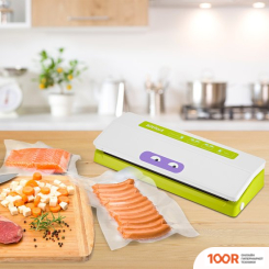 Вакуумный упаковщик Kitfort KT-1523-2 (БЕЛО-САЛАТОВЫЙ) (18012)