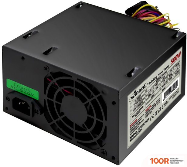Блок питания Winard 500WA (ЧЕРНЫЙ) (17777)