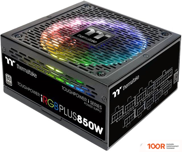 Блок питания Thermaltake TOUGHPOWER IRGB PLUS 850W PLATINUM TT PREMIUM ED. TPI-850DH3FCP (17747)