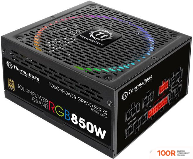 Блок питания Thermaltake TOUGHPOWER GRAND RGB 850W GOLD FULL MODULAR TPG-0850F-R (17740)