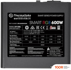 Блок питания Thermaltake SMART RGB 600W (230V) SPR-600AH2NK-2 (17709)