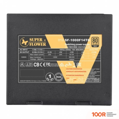 Блок питания Super Flower LEADEX V GOLD PRO BLACK 1000W SF-1000F14TG V2.0 (17673)