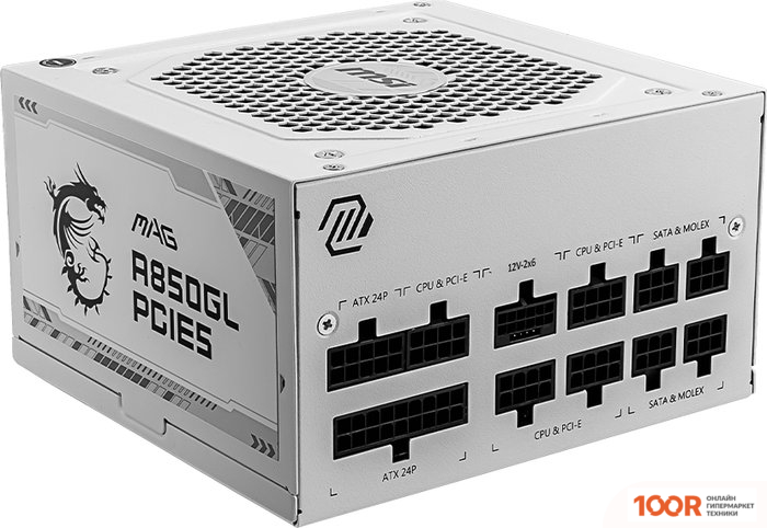 Блок питания MSI MAG A850GL PCIE5 WHITE (17424)