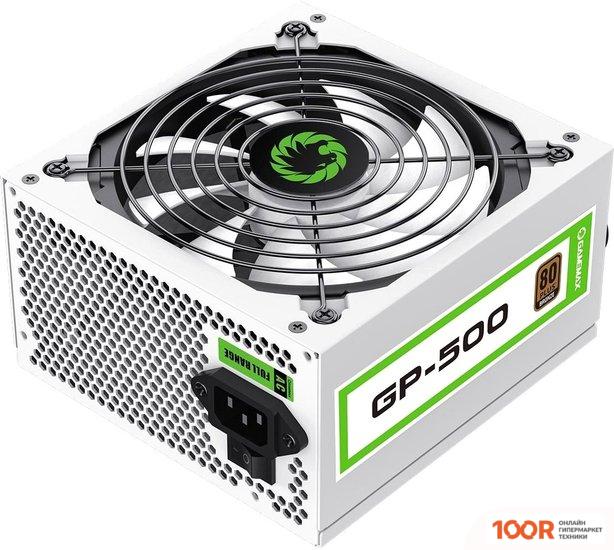 Блок питания GameMax GP-500 (БЕЛЫЙ) (17230)