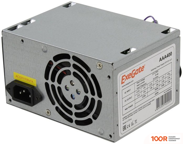Блок питания ExeGate AAA400 ES259590RUS-PC (17072)