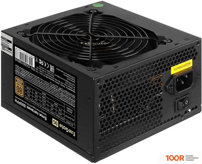 Блок питания ExeGate 800PPH 80 PLUS BRONZE EX282156RUS-OEM (17050)