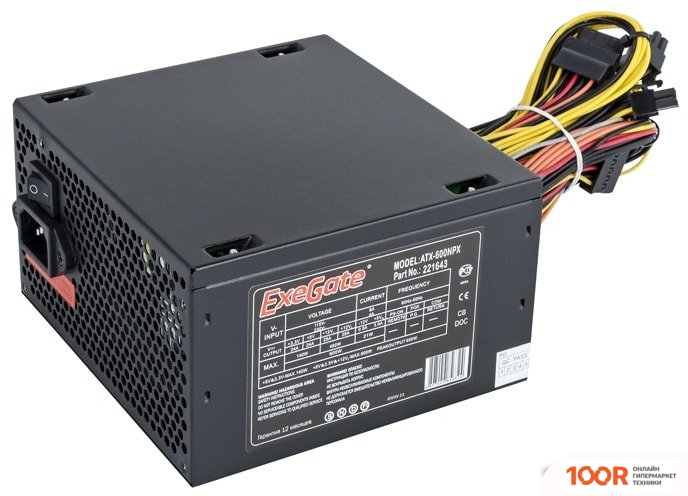 Блок питания ExeGate 600NPX EX221643RUS-S (17022)