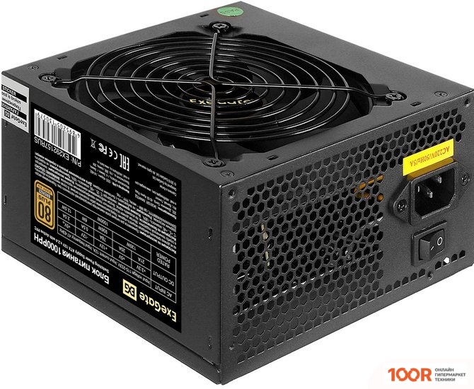 Блок питания ExeGate 1000PPH 80 PLUS BRONZE EX292157RUS-S (16982)