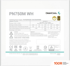 Блок питания DeepCool PN750M WH V2 (16852)