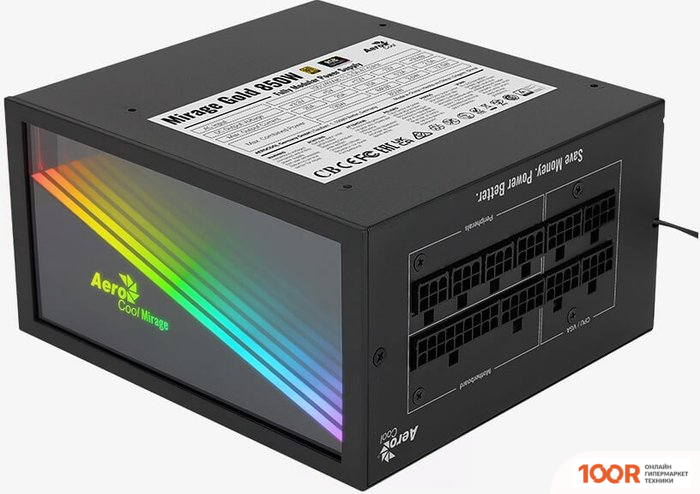 Блок питания AeroCool MIRAGE GOLD 850W FULLY MODULAR (16540)