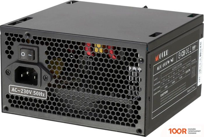 Блок питания Accord ACC-600W-NP (16454)