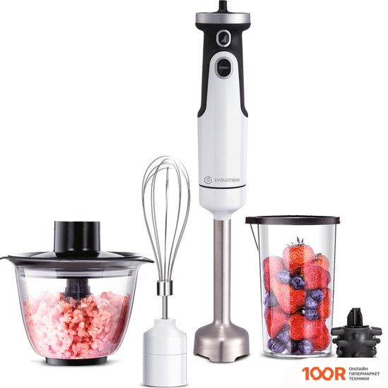 Блендер Evolution HBS-0651 (БЕЛЫЙ) (14688)