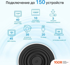 Wi-Fi роутер TP-Link DECO X68 (1 ШТ) (13339)