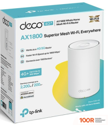 Wi-Fi роутер TP-Link DECO X20-4G (1 ШТ) (13323)
