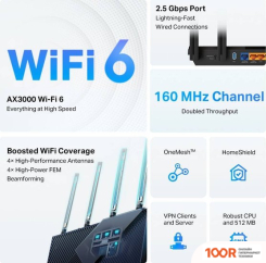 Wi-Fi роутер TP-Link ARCHER AX55 PRO (13268)