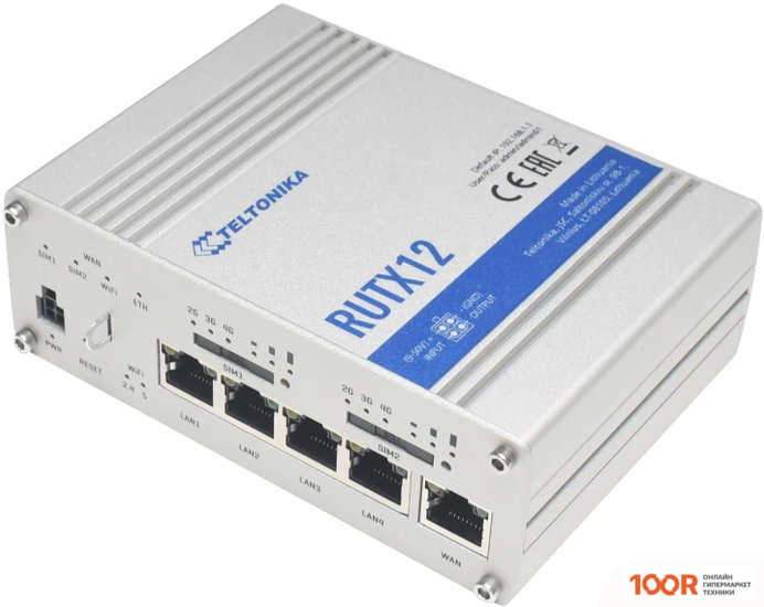 Wi-Fi роутер Teltonika RUTX12 (13214)