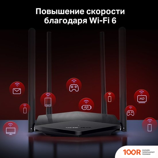 Wi-Fi роутер Mercusys MR1500X (13164)