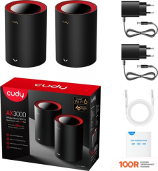 Wi-Fi роутер Cudy M3000 1.0 (2-PACK) (12988)