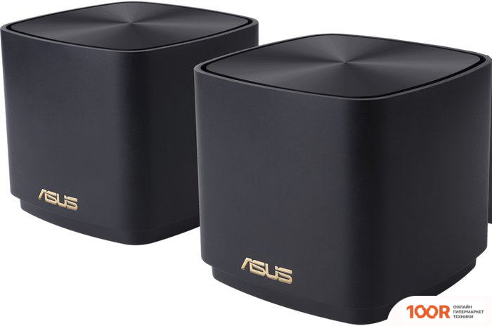 Wi-Fi роутер ASUS ZENWIFI AX MINI XD5 (2 ШТ., ЧЕРНЫЙ) (12934)